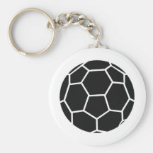 icône noire de handball porte-clé