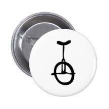 icône noire de monocycle badges