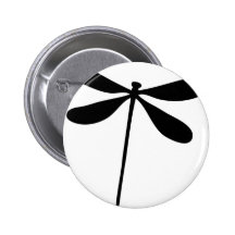 icône noire de mouche de dragon badge