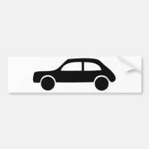 icône noire de voiture adhésifs pour voiture