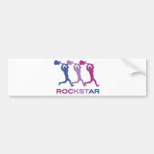 icône rockstar d'amusement autocollants pour voiture