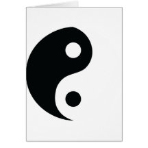 icône ying et de yang cartes