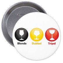 Icônes belges de bière badge