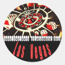 Icônes de Las Vegas épousant des plans Autocollants