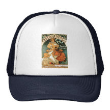 Idéal d'Alphonse (Alfons) Mucha Chocolat Casquette