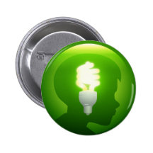 Idée verte pin's avec agrafe