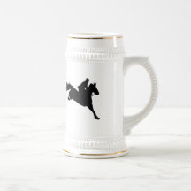 Idées sautantes de cadeau de cavaliers d'expositio mugs