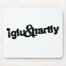 Iglu et logo de Hartly tapis de souris