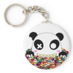 Ijimekko le panda - crânes de sucre porte-clés
