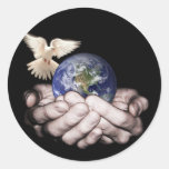 Il a le monde entier… adhésifs ronds