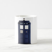 Il effiloche « POLICE BOX " Tasses À Café