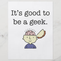 Il est bon d'être un geek ! prospectus en couleur