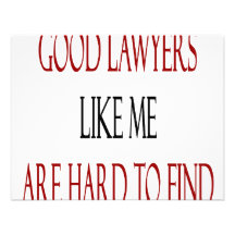 Il est difficile de trouver de bons avocats comme  faire-parts
