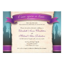 Il était une fois invitations de mariage de conte  invitations