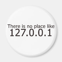Il n'y a aucun endroit comme l'IP address à la mai Magnets Pour Réfrigérateur