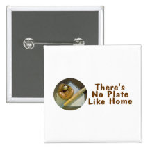 Il n'y a aucun plat comme la maison (le base-ball) badges