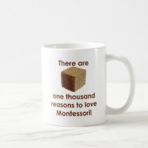 Il y a 1000 raisons d'aimer Montessori Tasses