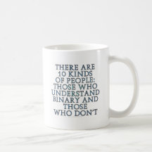Il y a 10 genres de personnes… tasse à café