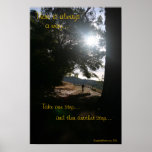 Il y a toujours une affiche de manière