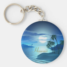 île crique-Hawaï Porte-clefs