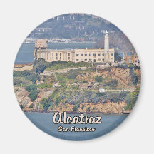 Île d'Alcatraz Aimant Pour Réfrigérateur