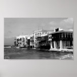 île de myconos affiche