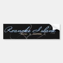 Île de Roanoke Adhésif Pour Voiture