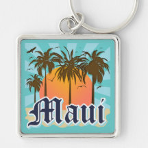 Île de souvenir de Maui Hawaï Porte-clés