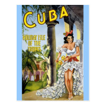 ÎLE DE VACANCES DU CUBA DES TROPIQUES CARTES POSTALES