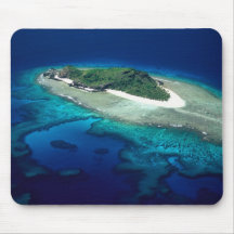Île d'Eori, îles de Mamanuca, Fidji - antenne Tapis De Souris