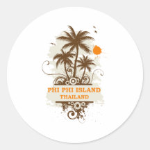 Île Thaïlande de phi de phi Adhésif