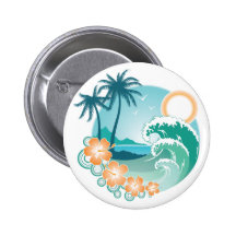 Île tropicale badges