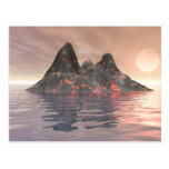 Île volcanique cartes postales