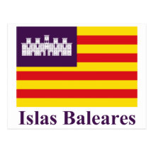 Îles Baléares diminuent avec le nom Cartes Postales