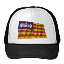 Îles Baléares ondulant le drapeau Casquettes De Camionneur