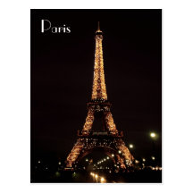 Illuminations de Paris : Tour Eiffel Carte Postale