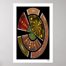 ILLUSION #04/P DE COULEUR AFFICHE