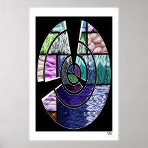 ILLUSION #07/P DE COULEUR POSTER