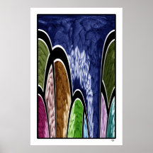 ILLUSION #09/P DE COULEUR POSTER