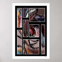 ILLUSION #13/P DE COULEUR AFFICHE