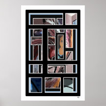 ILLUSION #15/P DE COULEUR POSTER