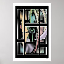 ILLUSION #16/P DE COULEUR AFFICHE