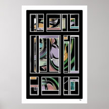 ILLUSION #18/P DE COULEUR POSTER