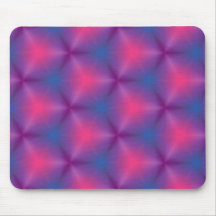 Illusion au néon Mousepad de kaléidoscope Tapis De Souris