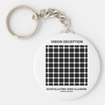 Illusion de scintillement de grille de duperie de  porte-clefs