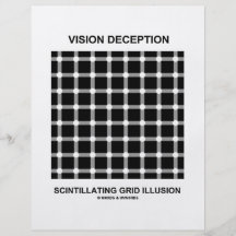 Illusion de scintillement de grille de duperie de  tract personnalisé