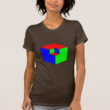 Illusion optique - cubes en RVB T-shirt