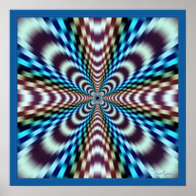 Illusion optique de vibrations époustouflantes poster