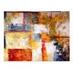 Illustration abstraite carte postale