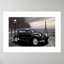 Illustration d'affiche d'Avant de traction de Citr